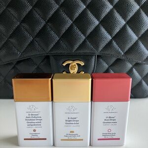 TAKING OFFERS Drunk Elephant Skincare Drops Set - Gold, Pink, Bronze